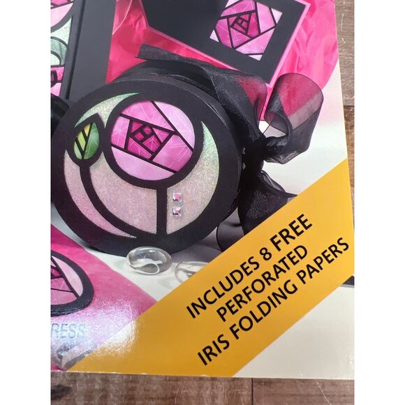 Iris Folding Craft Book By Michelle Powell With Perforated Papers - Picture 2 of 7